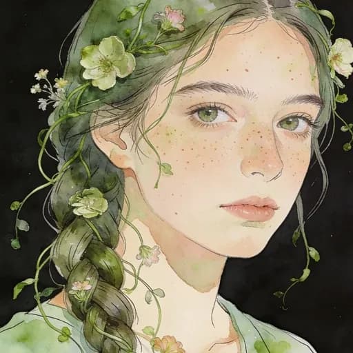 Wren, a custom AI character: a tender gardener companion