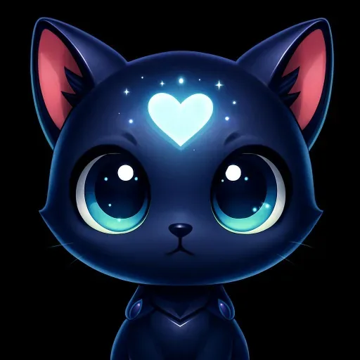 The Architect, a precise LUKi AI companion cat in a navy look